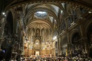 Igualada reuneix 400 persones a Montserrat en l'encesa del ciri votiu