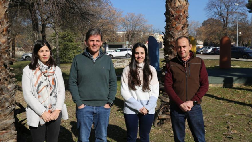 El equipo investigador autor de este trabajo: Irene Fernández, Juan Antonio Rodríguez, Carmen Alcaide y Emilio Camacho.