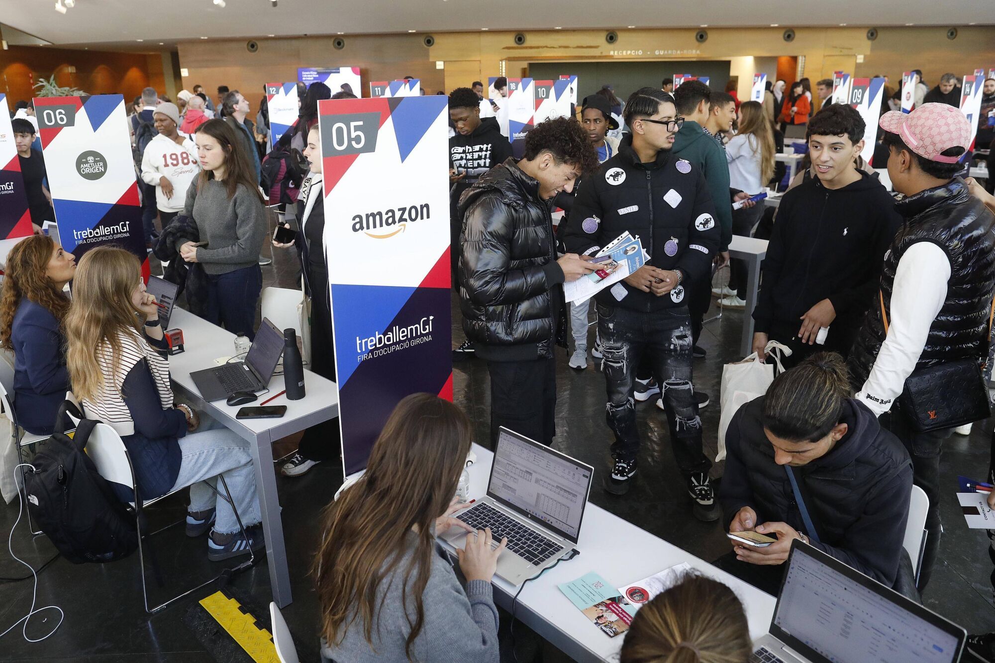 Girona. Auditori. 17a Fira ocupacio TreballemGi 2025.