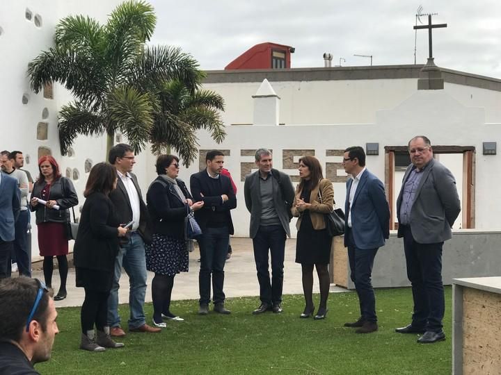 Visita de Fernando Clavijo a Telde