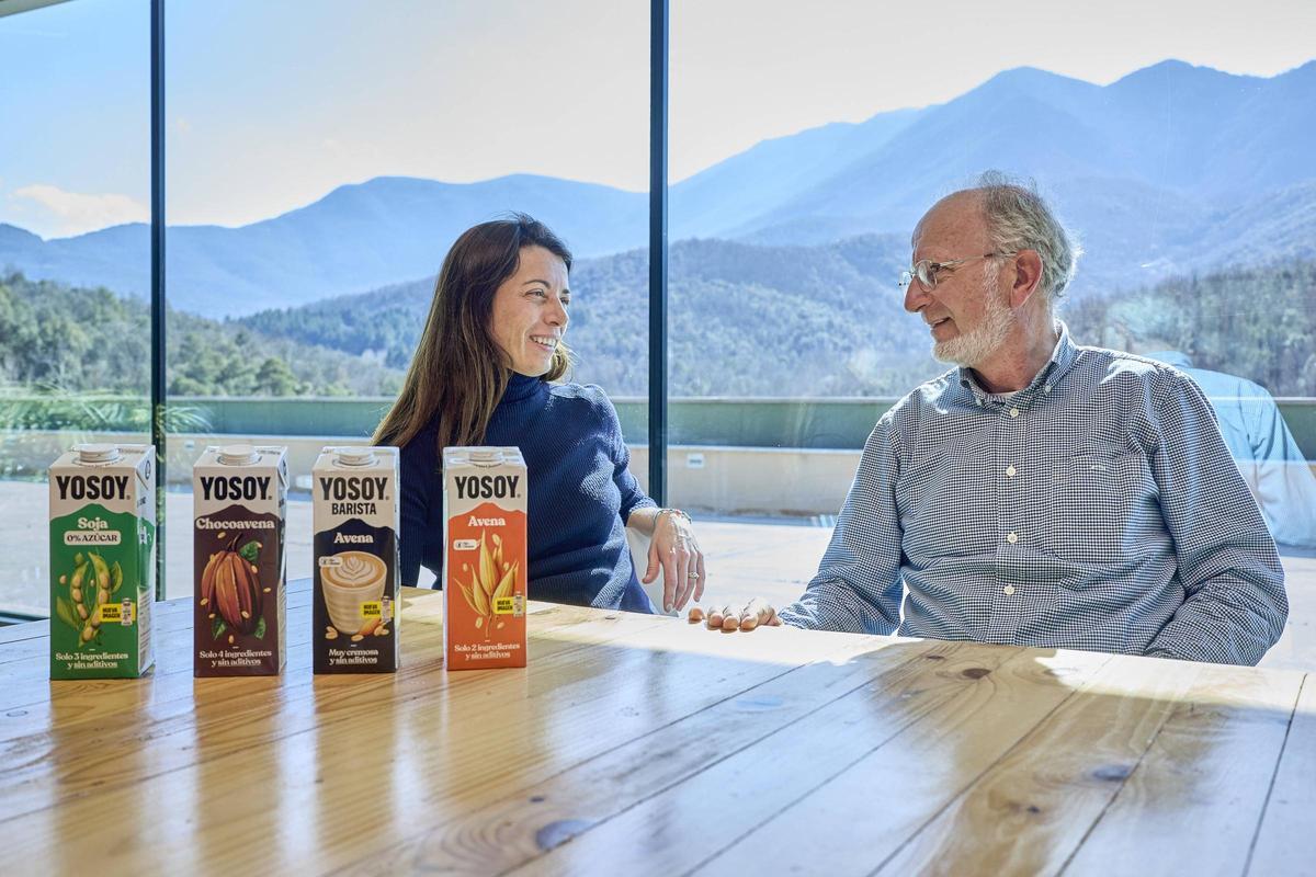 Laura Erra, CEO de Liquats Vegetals, i Josep Maria Erra, fundador i president de la companyia.