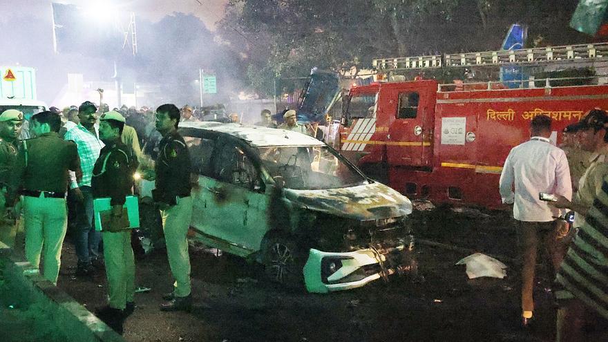 Al menos 8 muertos en una explosión en el centro de Nueva Delhi