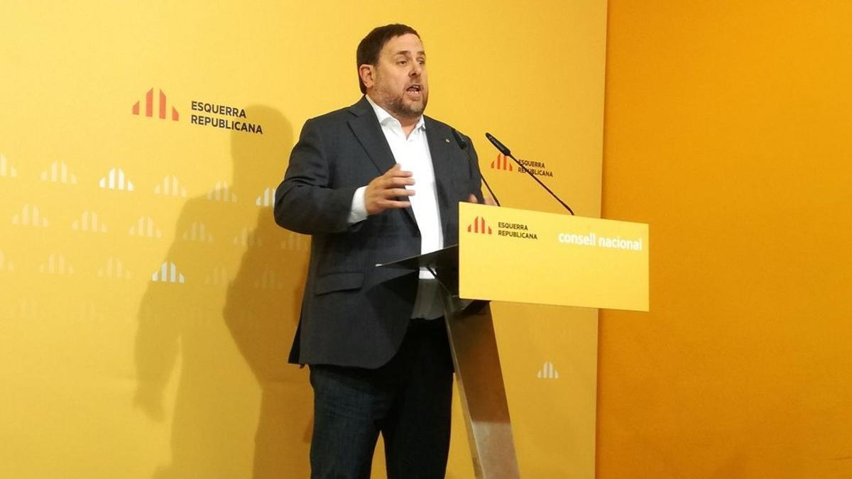 El líder de ERC, Oriol Junqueras.