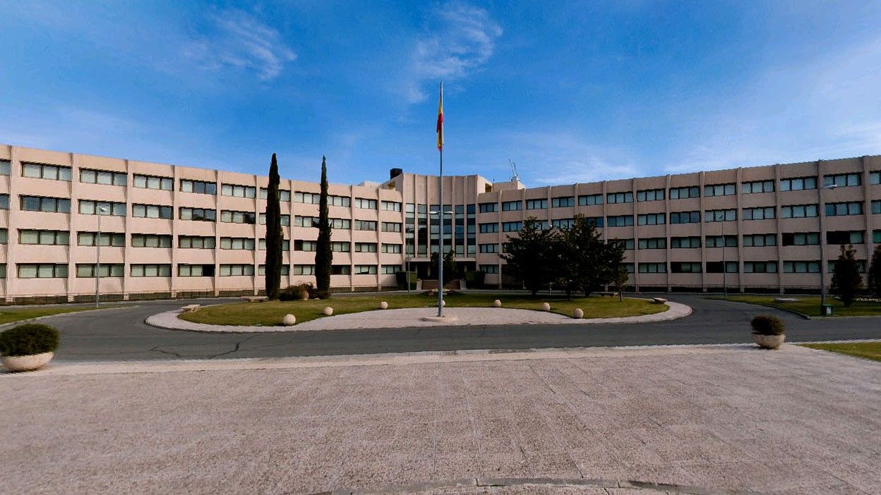 La fachada de la sede del CNI en Madrid.