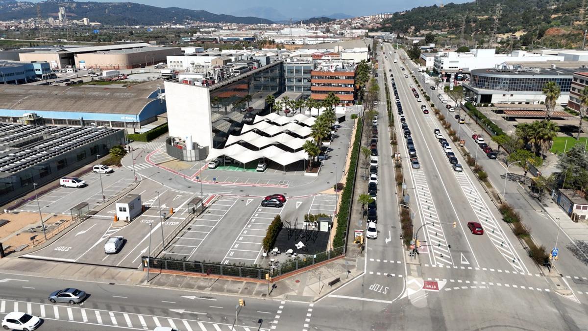 Vista aérea de uno de los polígonos del municipio