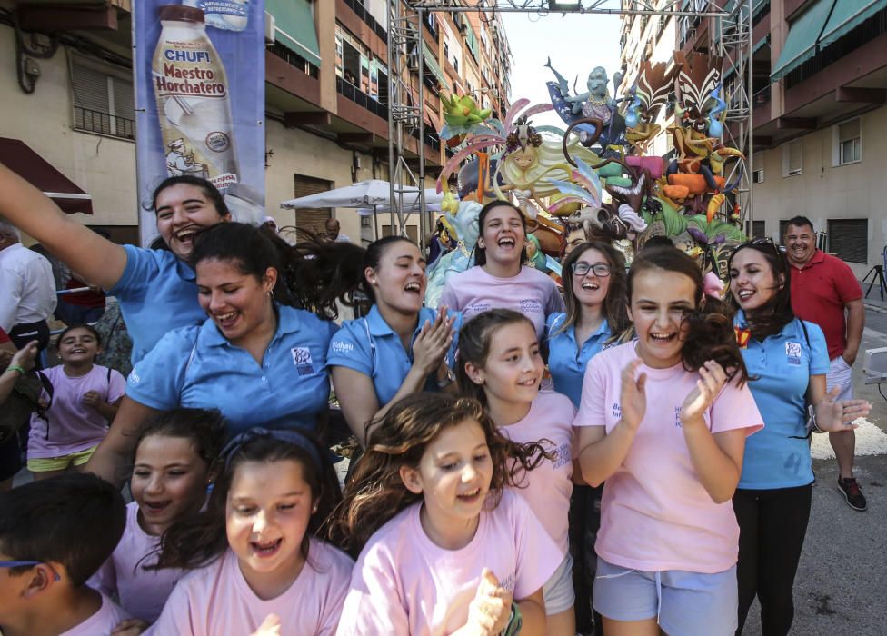 Florida Portazgo, ganadora del primer premio infantil de las Hogueras