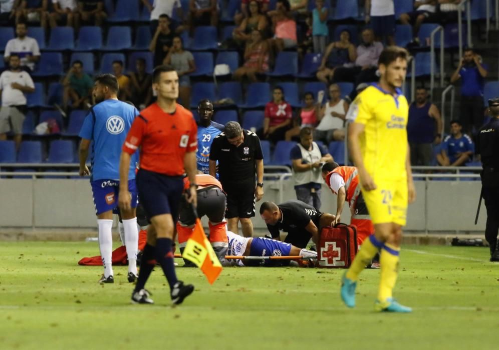 Delia Padrón Partido Copa Mahou entre el Tenerife y Las Palmas.