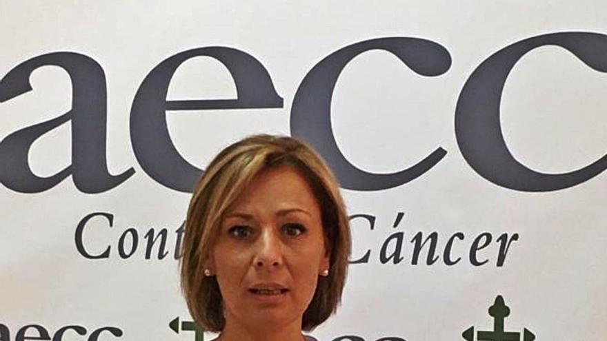 María Hernández, presidenta de la AECC en Toro. | I. F.