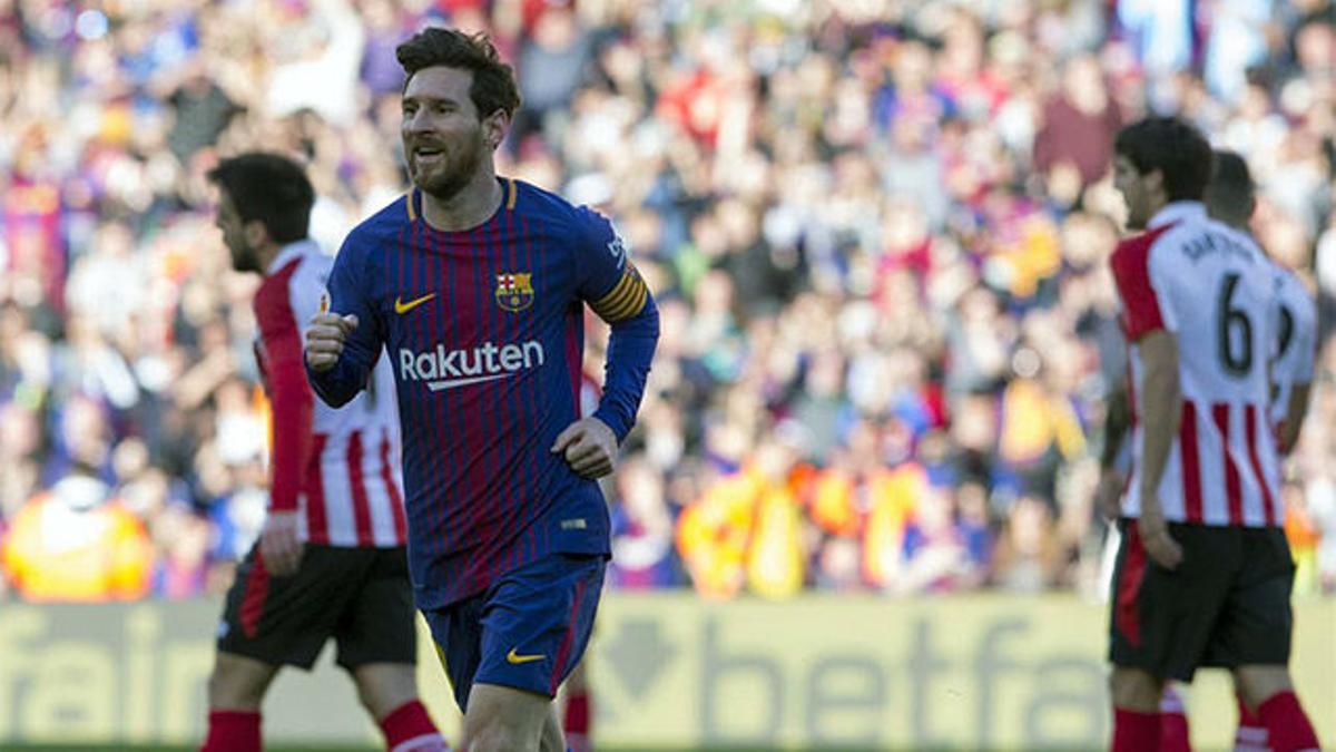 LALIGA | FC Barcelona - Athletic (2-0): El gol de Messi
