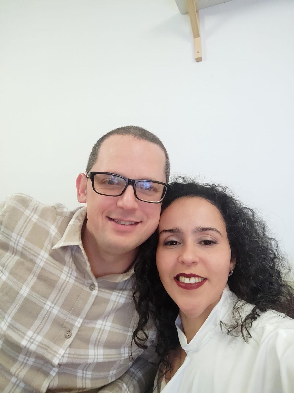 Ocdetti y su marido, Lino, quien también es su donante renal.