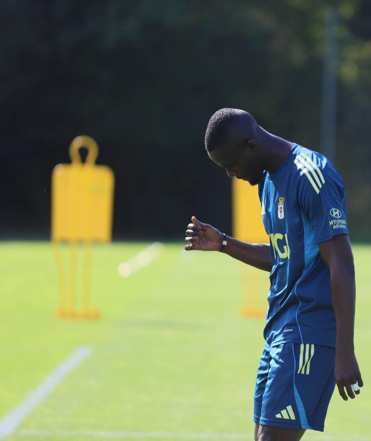 Eric Bailly, en El Requexón. | MARIO CANTELI