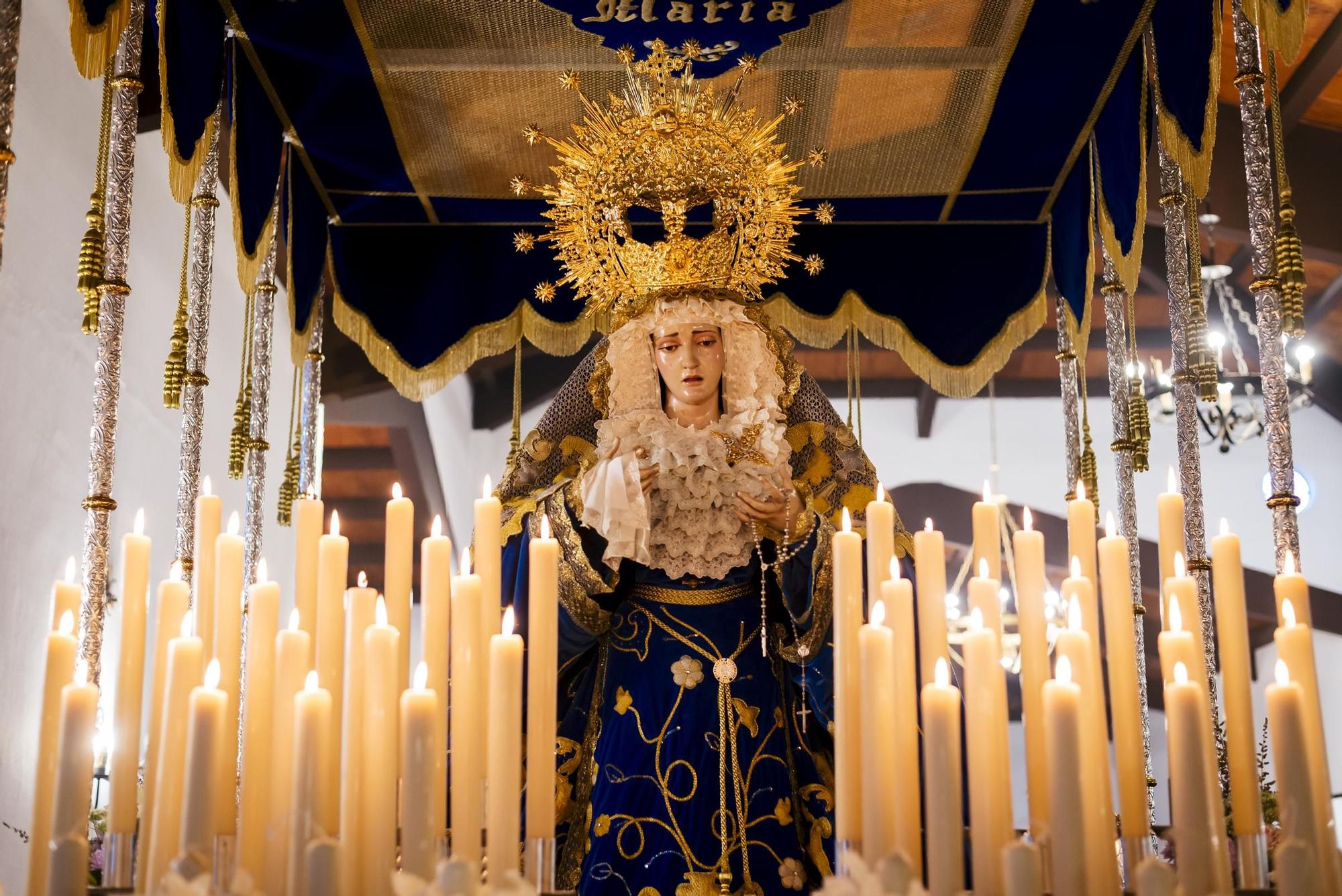 El temporal ahoga el Miércoles Santo en Mérida