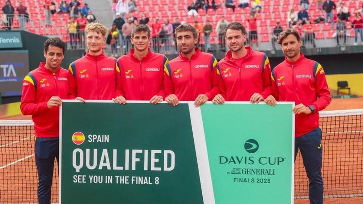 El valenciano Pedro Martínez Portero y Jaume Munar llevan a España a las Finales de la Copa Davis