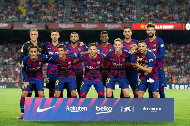 Imágenes del partido entre el FC Barcelona,5 - Betis, 2 correspondiente a la jornada 02 de LaLiga Santander y que se ha disputado en el Camp Nou, Barcelona.