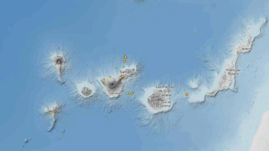 Series of Minor Earthquakes Recorded in Tenerife