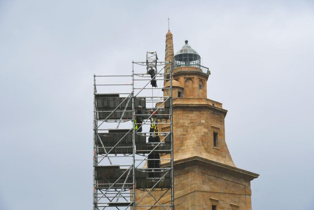 Se conmemoran los diez años de la declaración de la Torre de Hércules como Patrimonio Universal.