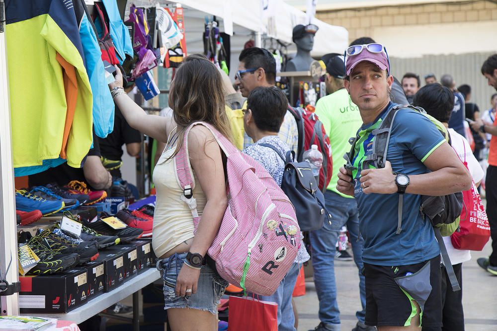 Feria del corredor del mundial de trail en Castelló