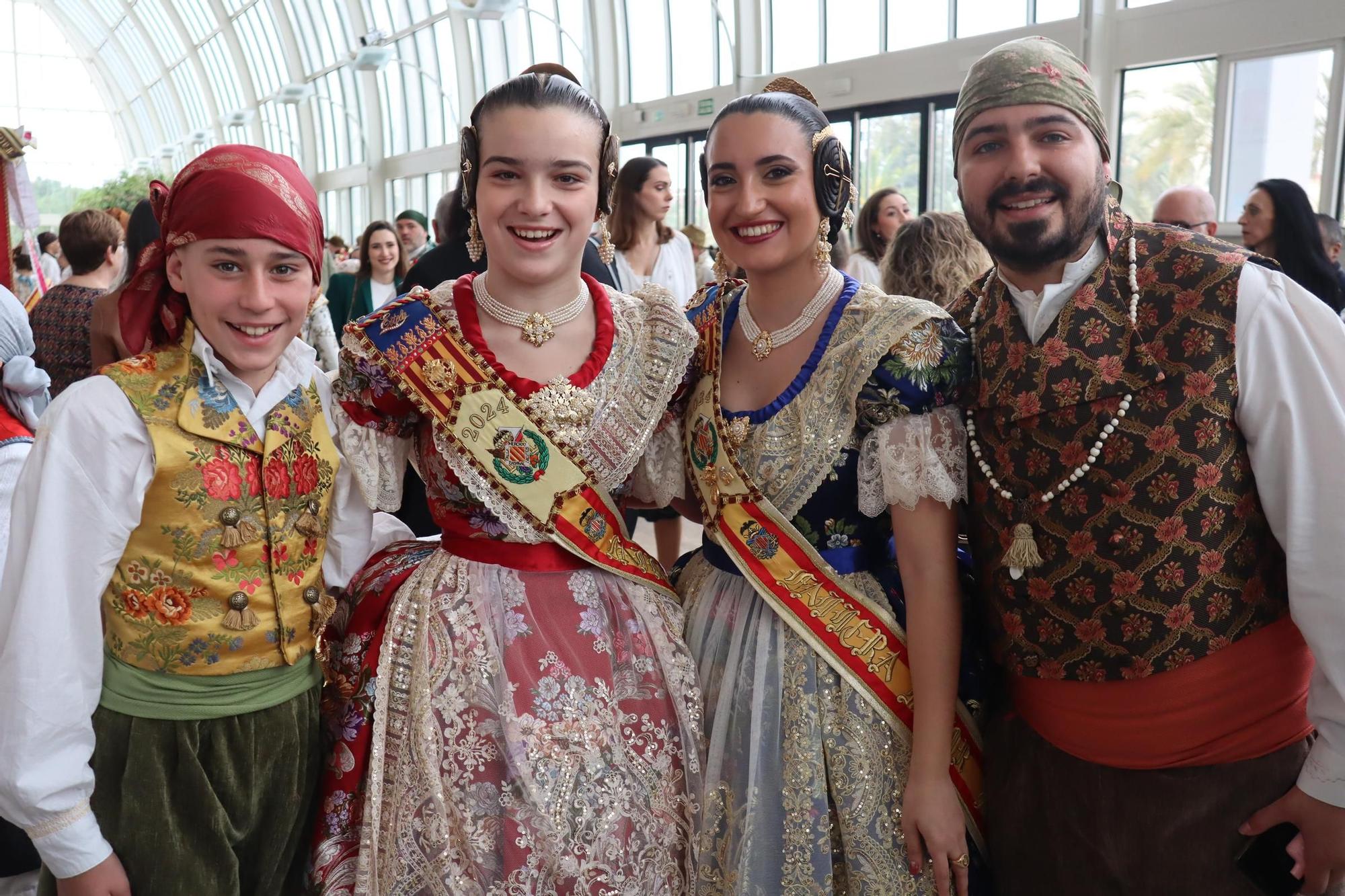 La alfombra roja en el 50 aniversario de la Agrupación de Fallas del Marítim