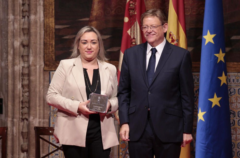 Acto institucional por el 9 d'Octubre en el Palau de la Generalitat