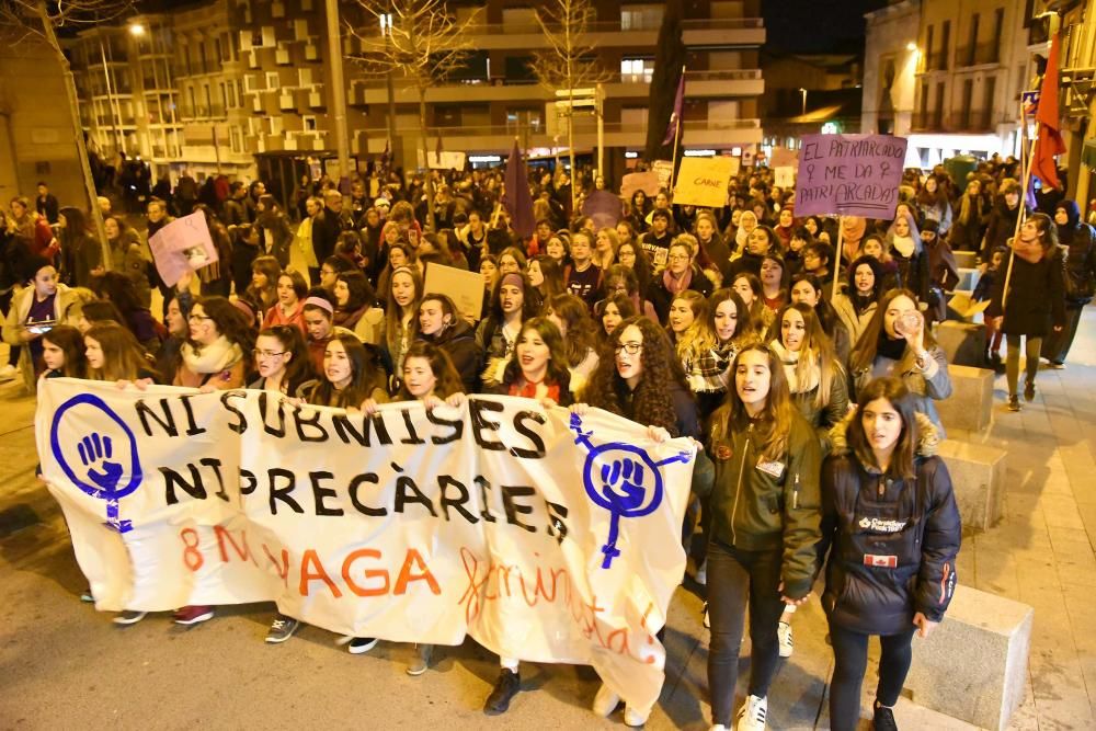 Manifestació feminista a Manresa