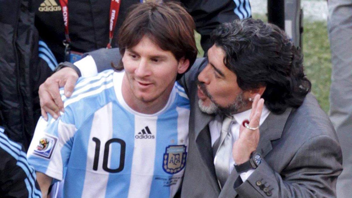 Maradona la ha liado con una declaraciones contra Messi