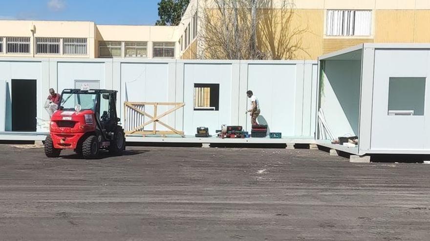 Así avanza la construcción del 'provisional' colegio Herrero de Castelló