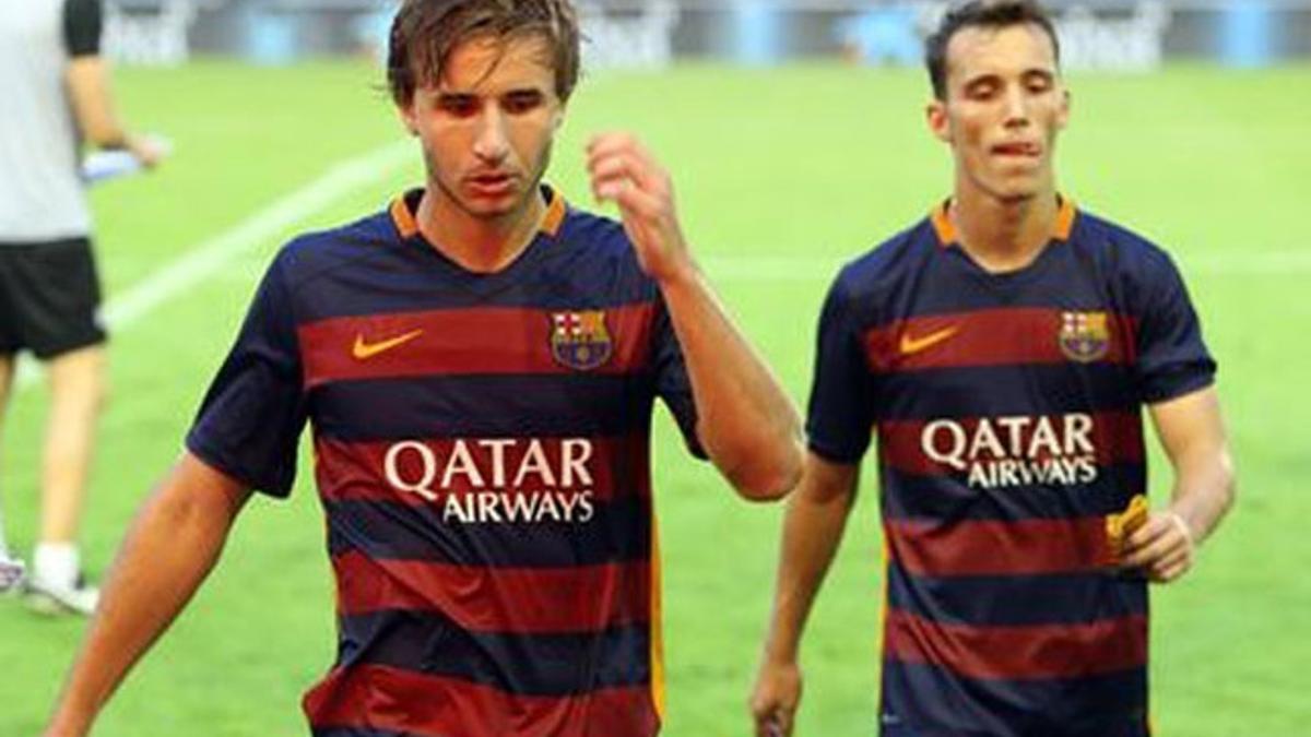 Samper y Grimaldo no pudieron evitar la derrota del filial del FC Barcelona