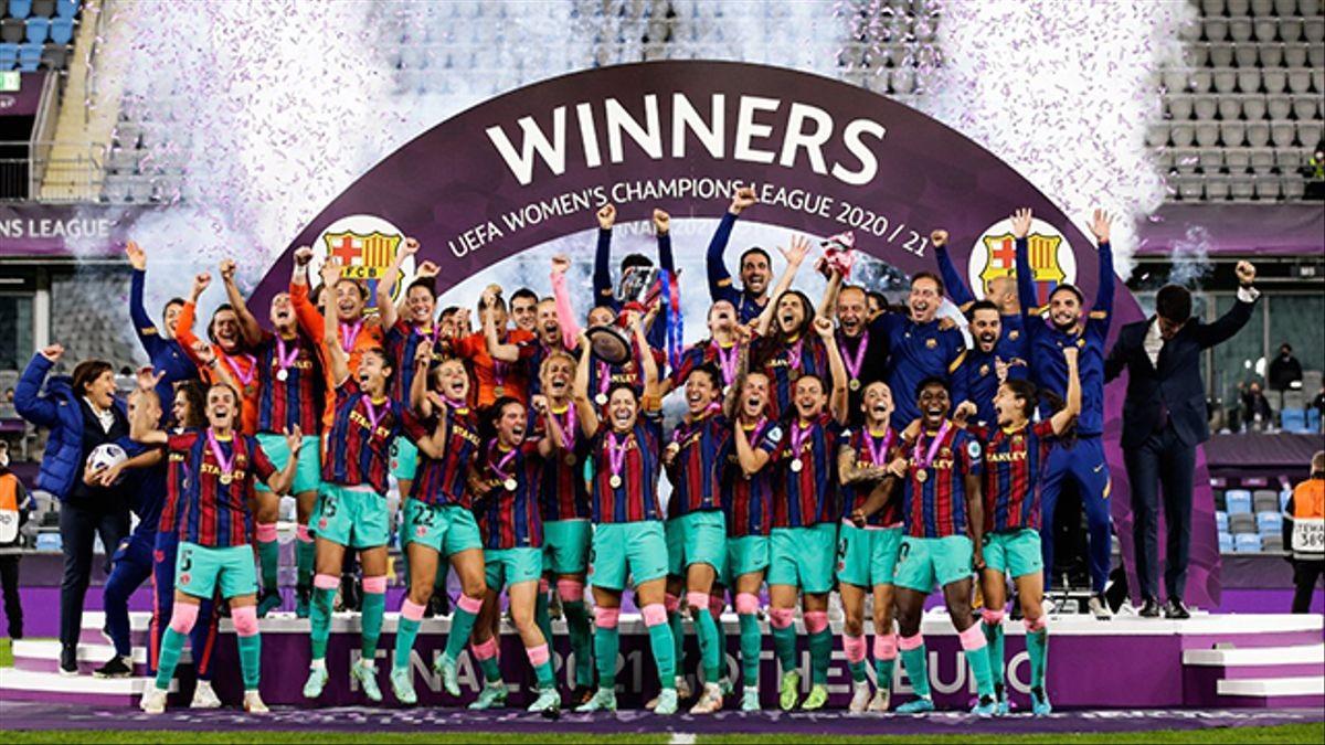 El Barça, ganador de la última Champions