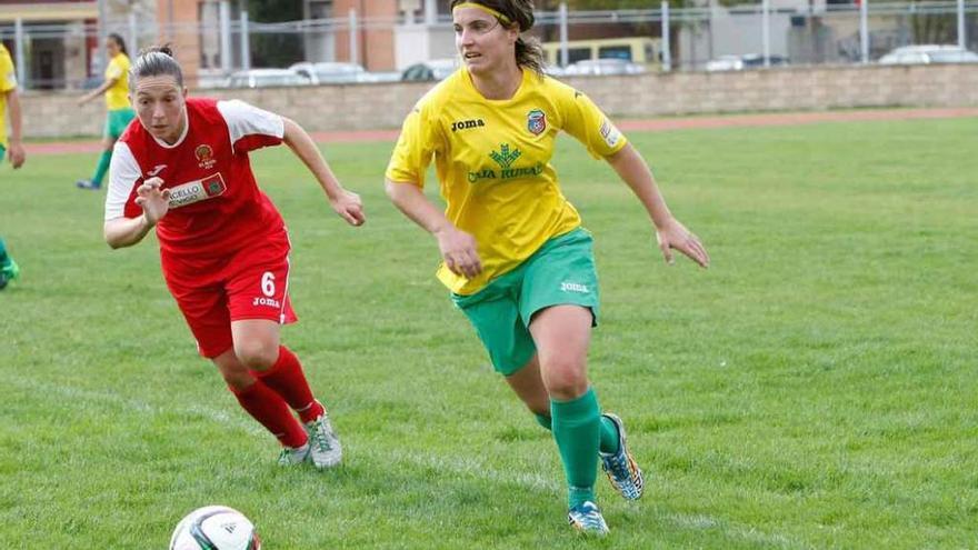 Sara Fernández, durante un partido.