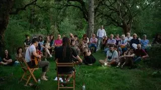 Art, filosofia i música en viu en mig del bosc al segon Bosc(o) Sonor de la Molsosa