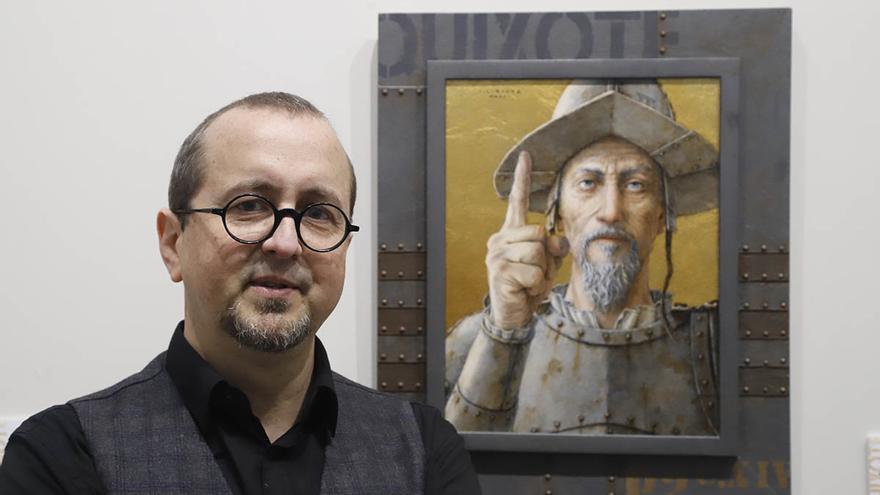 Los Quijotes de José Luis Muñoz en la Fundación Caja Rural del Sur