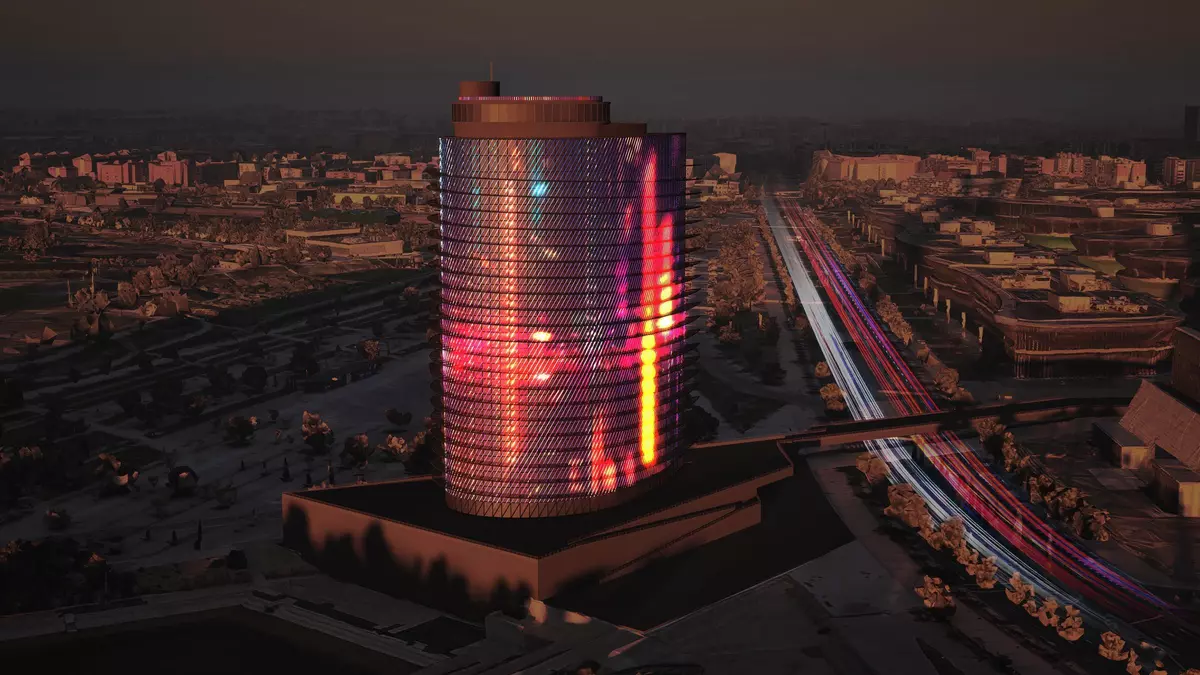 Una Torre del Agua que ilumine como el Burj Khalifa: 9.400 leds visibles desde la Estación Delicias y la Ronda Norte