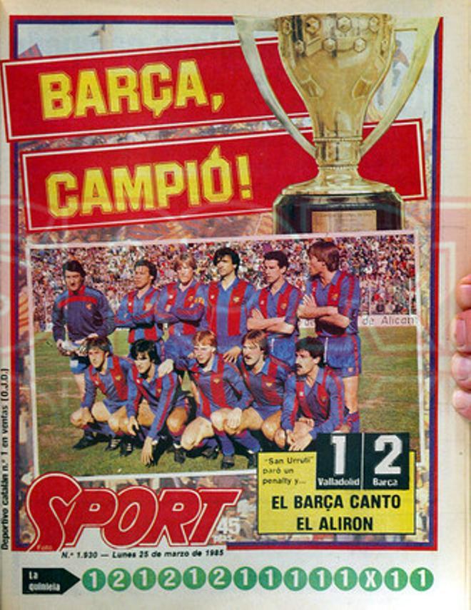 PORTADAS  SPORT BARÇA CAMPEÓN DE LIGA