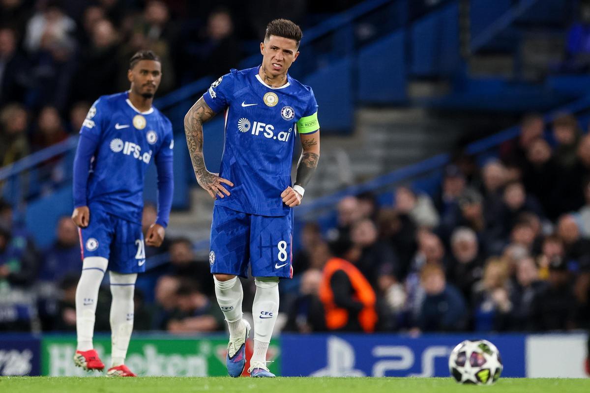 Los jugadores del Chelsea, completamente superados en Stamford Bridge