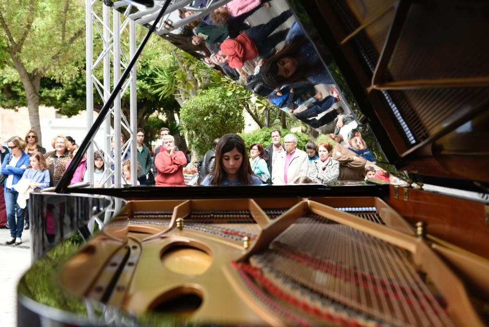 Pianos en las calles de Murcia