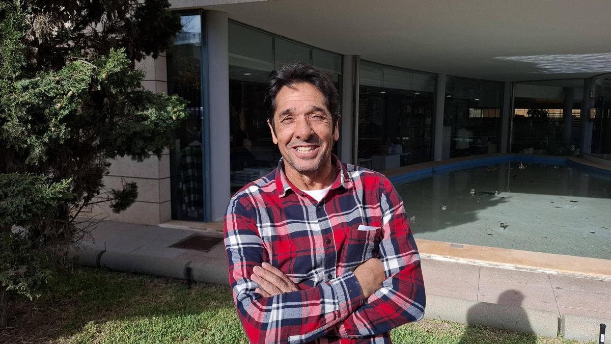 José Luis Rodríguez ,el presidente de la Asociación Cultural Gitana Chavorró, ayer en la sede de Diario de Ibiza.