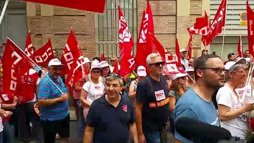 Paro masivo de los trabajadores de la conserva