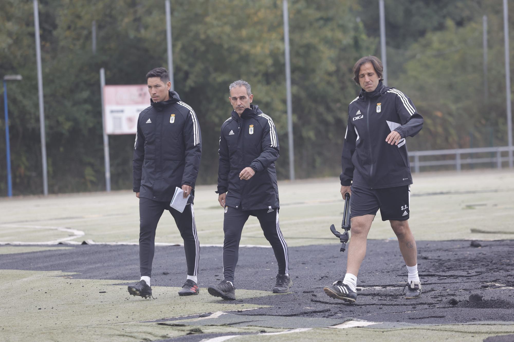 Las imágenes del entrenamiento del Oviedo