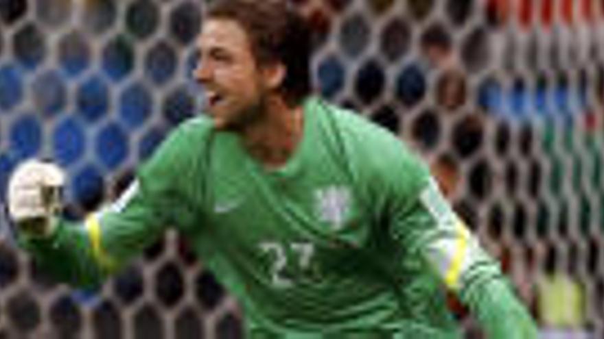 Tim Krul, portero suplente de Holanda