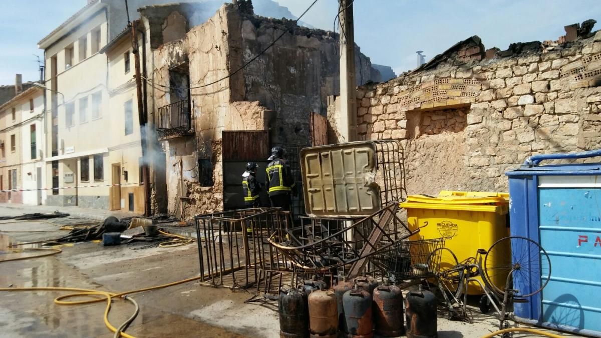 Incendio en Lumpiaque