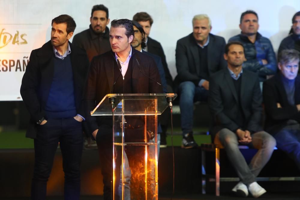 Presentación del partido de Leyendas del VCF