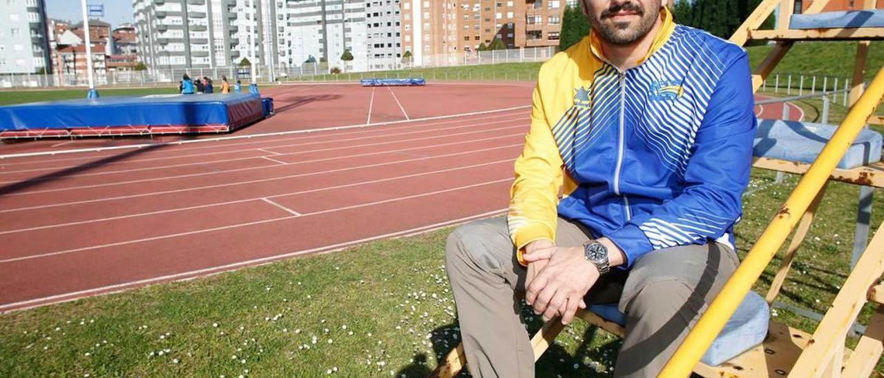 David Sotura, presidente del Avilés Atletismo.