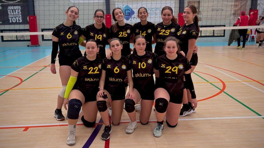 El cadete amarillo del CV Real de Gandia