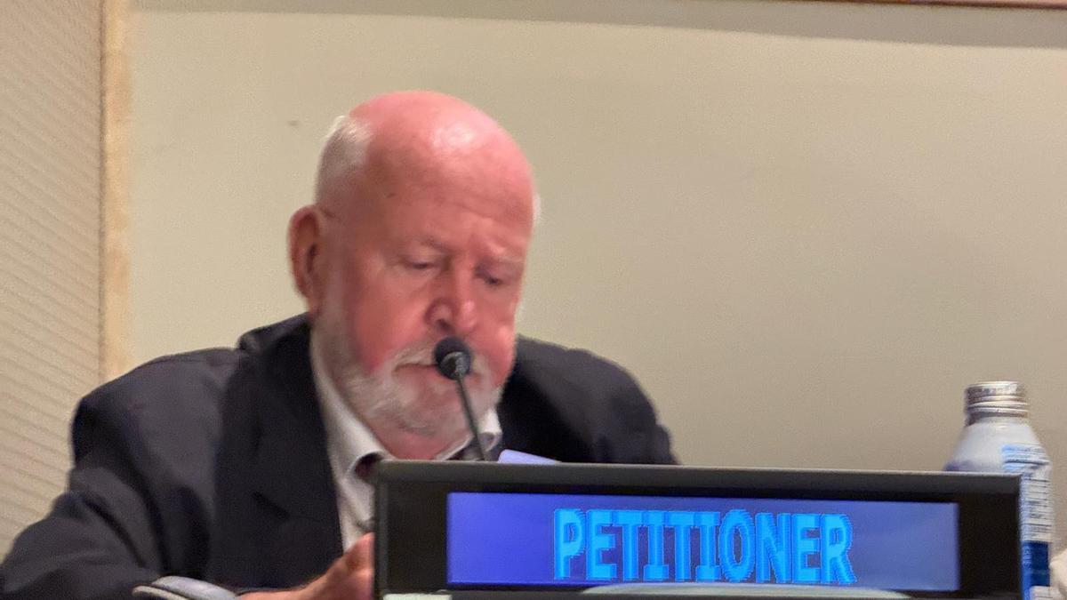 Rafael Esparza Machín en la ONU.