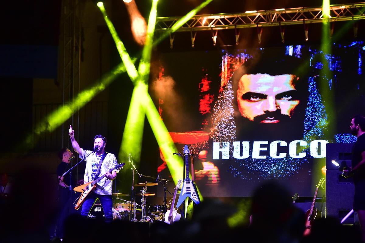 Galería | Las imágenes del primer concierto de las ferias de Plasencia: Huecco