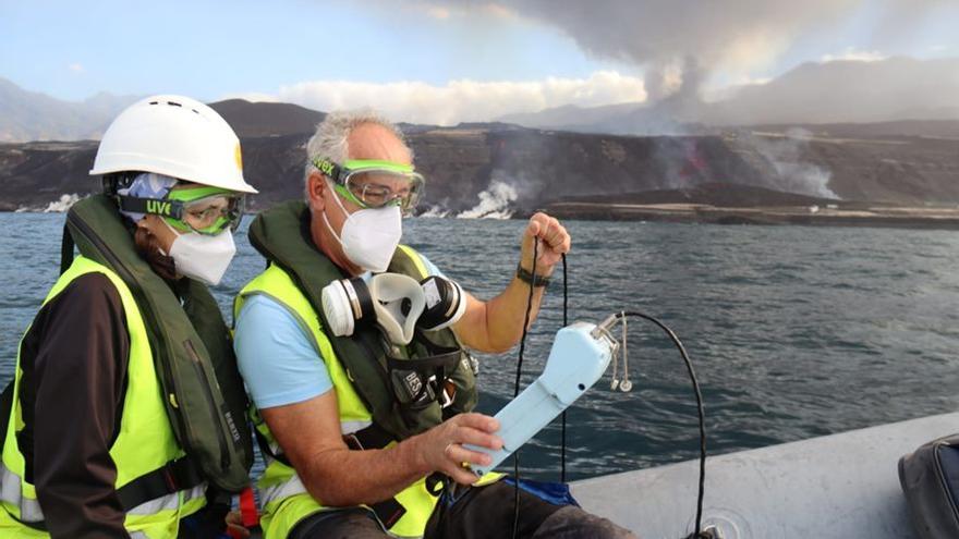 La lava rica en hierro facilita la regeneración del ecosistema marino en La Palma