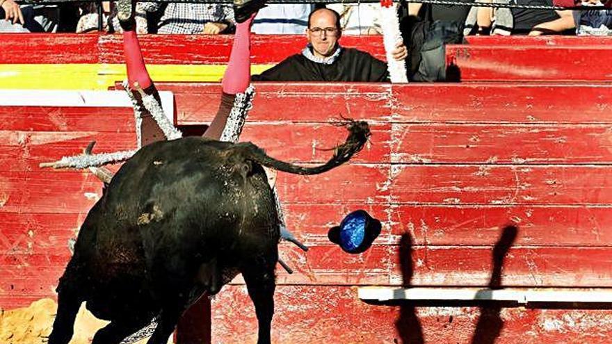 Instante de la cogida en Valencia.