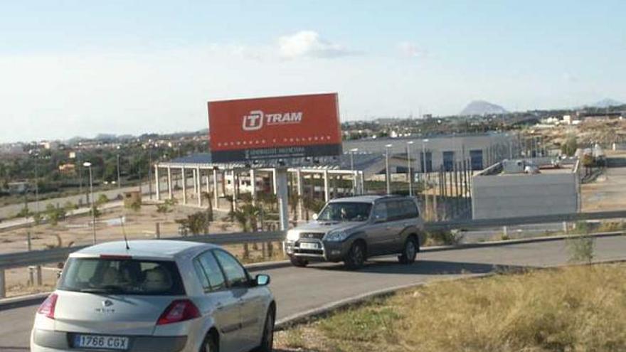 Zona donde se levantan las cocheras del Tram (FGV) en El Campello