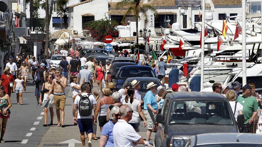 Vista de Puerto Banús, en Marbella, uno de los territorios predilectos de los turistas estadounidenses.