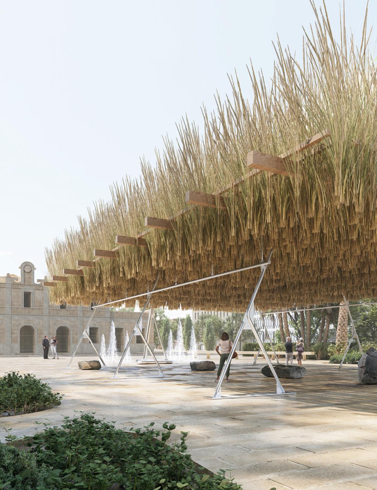 El pabellón "Espartal", ganador del Festival de Arquitectura Urbana TAC!, que se celebra en Casa Mediterráneo